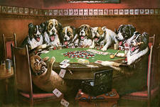 “Poker Sympathy” by Cassius Marcellus Coolidge