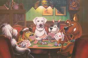 Scooby Doo Playing Poker