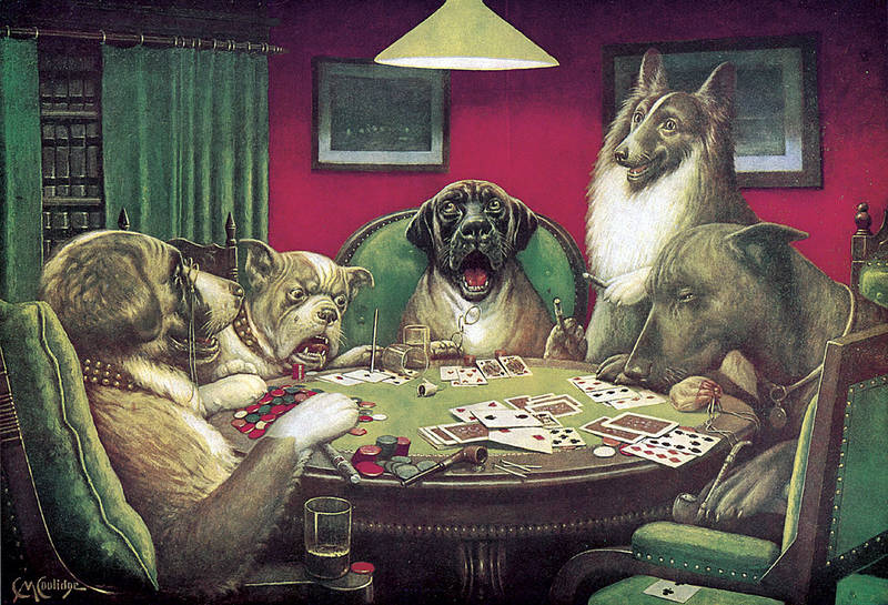 “Waterloo” by Cassius Marcellus Coolidge - DogsPlayingPoker.org