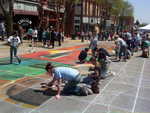 The army of workers toiling in the sun